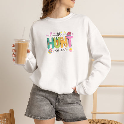 Easter 'The Hunt Is On' Crewneck Sweatshirt