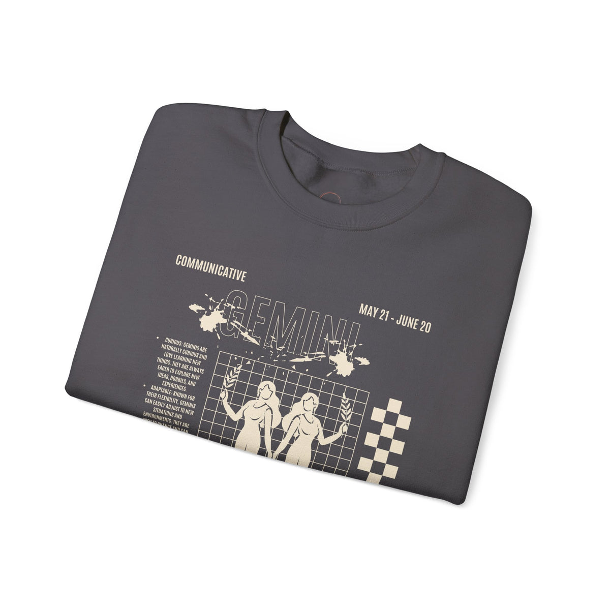 Gemini Zodiac Unisex Sweatshirt, Astrology Crewneck Jumper, Horoscope Pullover