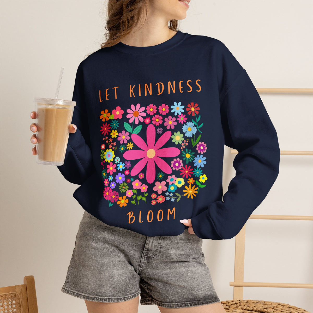Let Kindness Bloom Crewneck Sweatshirt