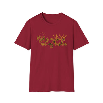 Empowerment Unisex Softstyle T-Shirt - "Hijab is my Crown, Not My Burden"