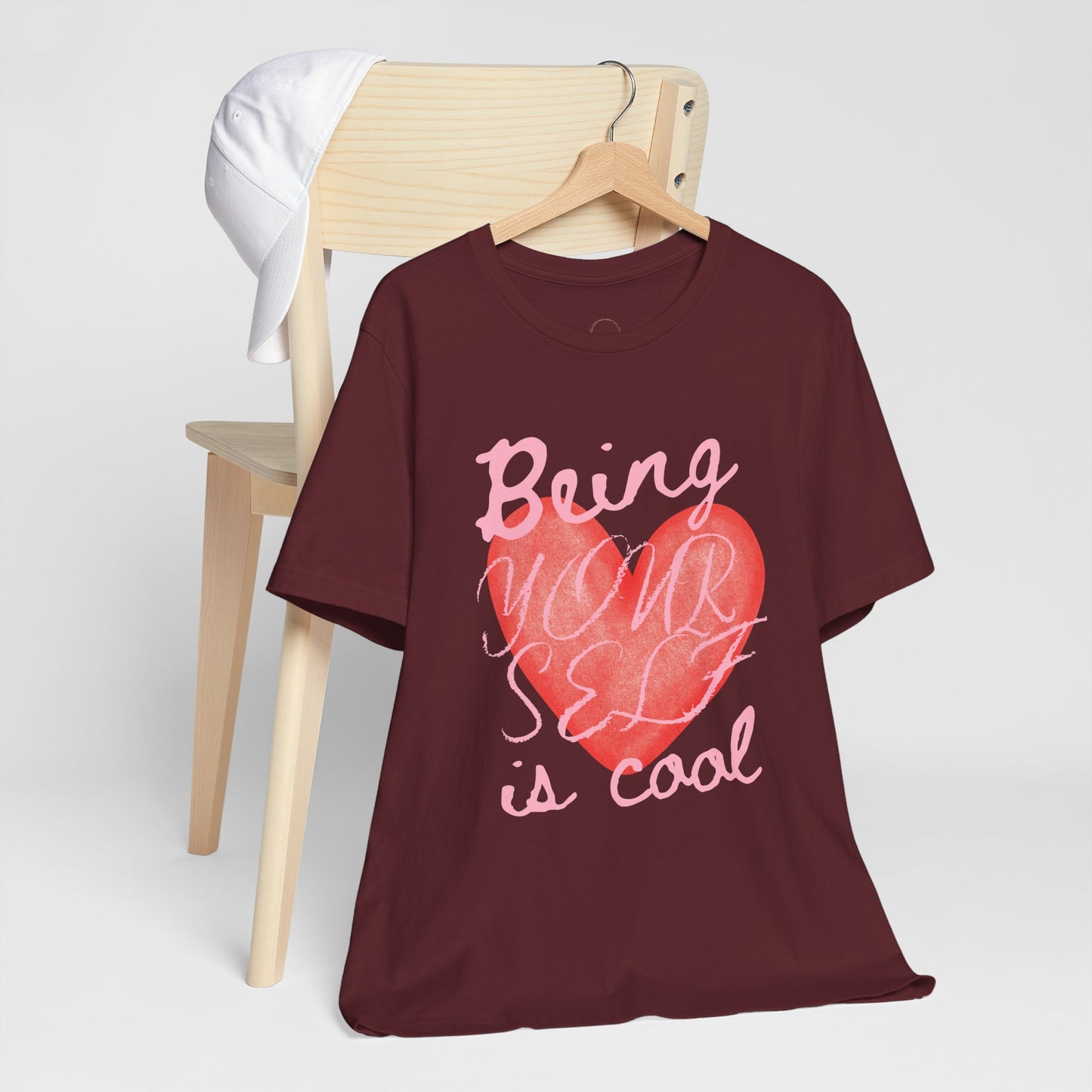 Being Yourself Is Cool Heart Tee