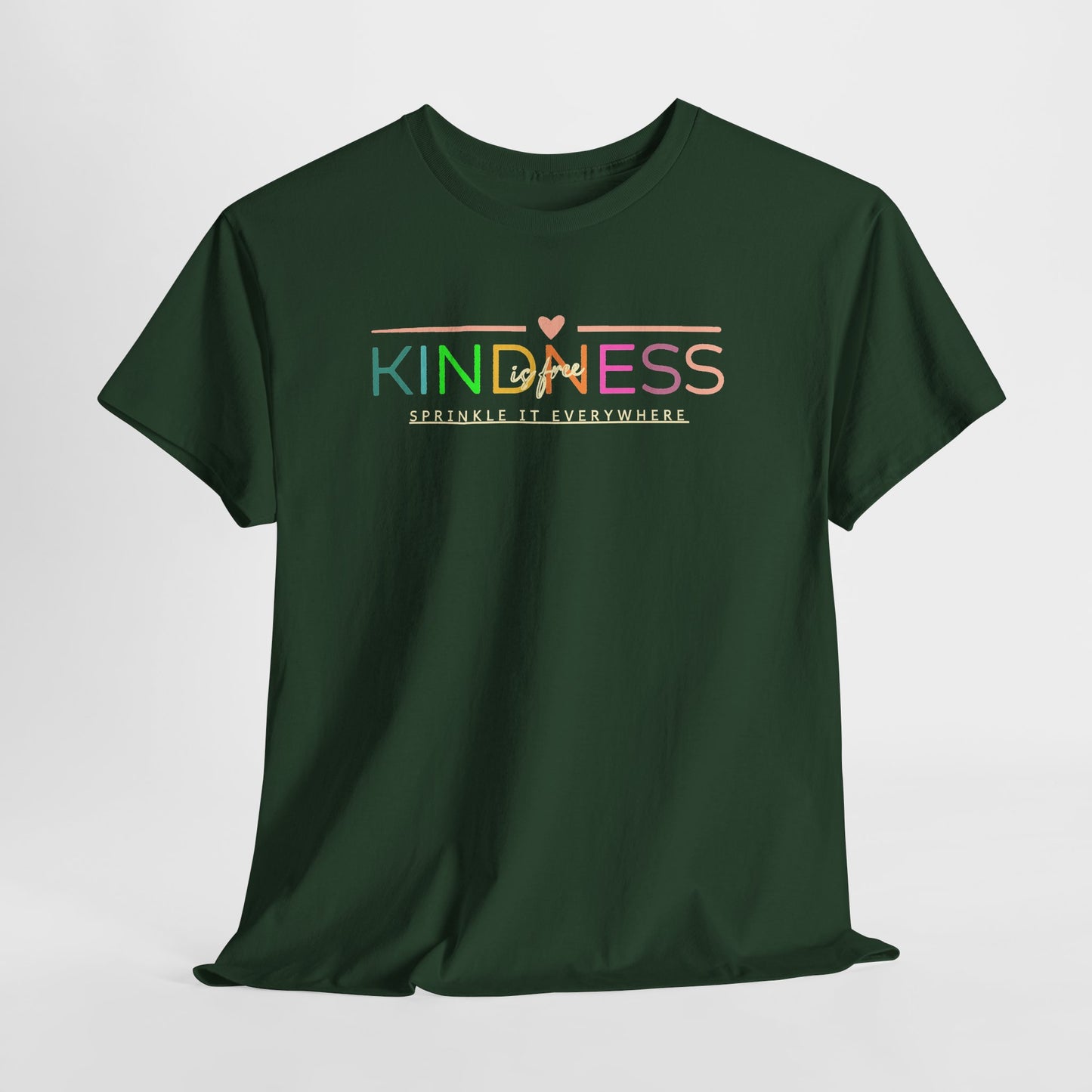 Kindness Rainbow Tee — Inspirational T-Shirt