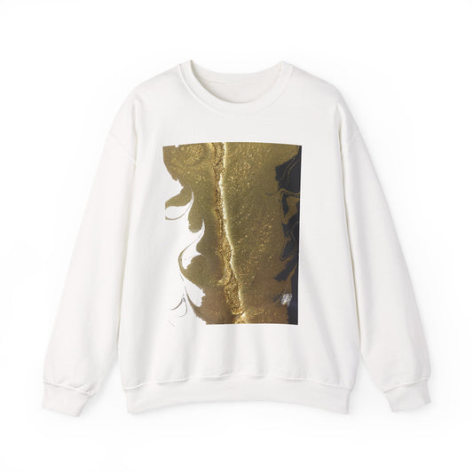 Gold Leaf Graphic Crewneck Sweatshirt | Cozy Fall/Winter Style Gift