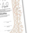 Nikkah Certificate Digital Download Personalised, A4, A3, Template, Instat Download. NN210