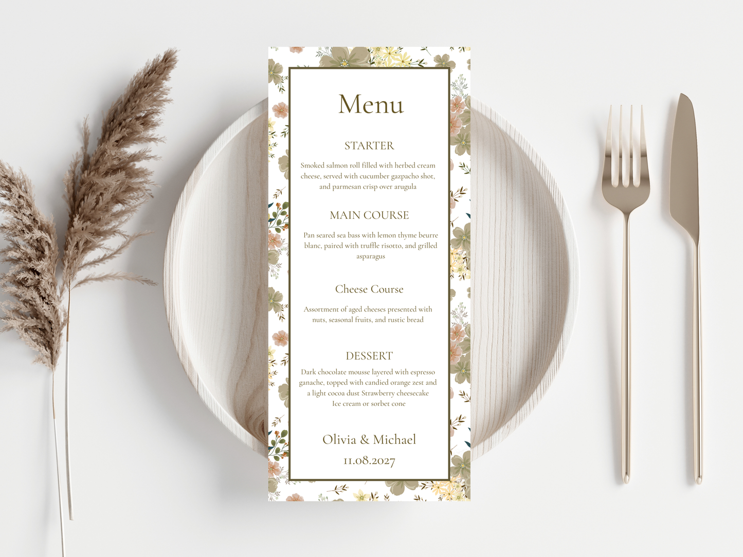 Wedding Invitation Bundle, RSVP, Menu Card, Reception Card, Details Card. Wedding Bottle Label. WI286