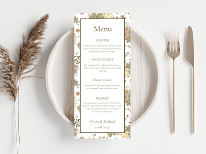 Wedding Invitation Bundle, RSVP, Menu Card, Reception Card, Details Card. Wedding Bottle Label. WI286