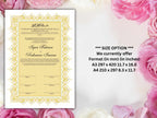 Premium Nikkah Contract , Custom Nikkah Nama | Islamic Wedding Contract, Digital, Printable Nikkah Certificate , Intricate. NT220