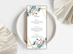 Wedding Invitation Bundle, RSVP, Thank You Card, Table Card, Menu Card, Reception Card, Details Card. WI238
