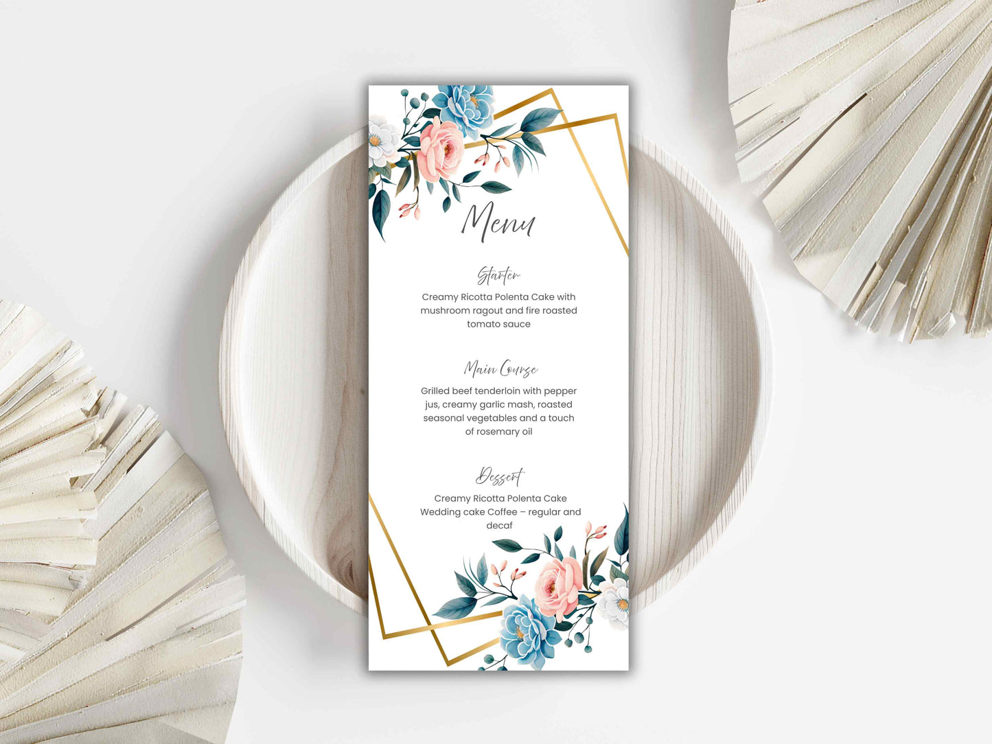 Wedding Invitation Bundle, RSVP, Thank You Card, Table Card, Menu Card, Reception Card, Details Card. WI238