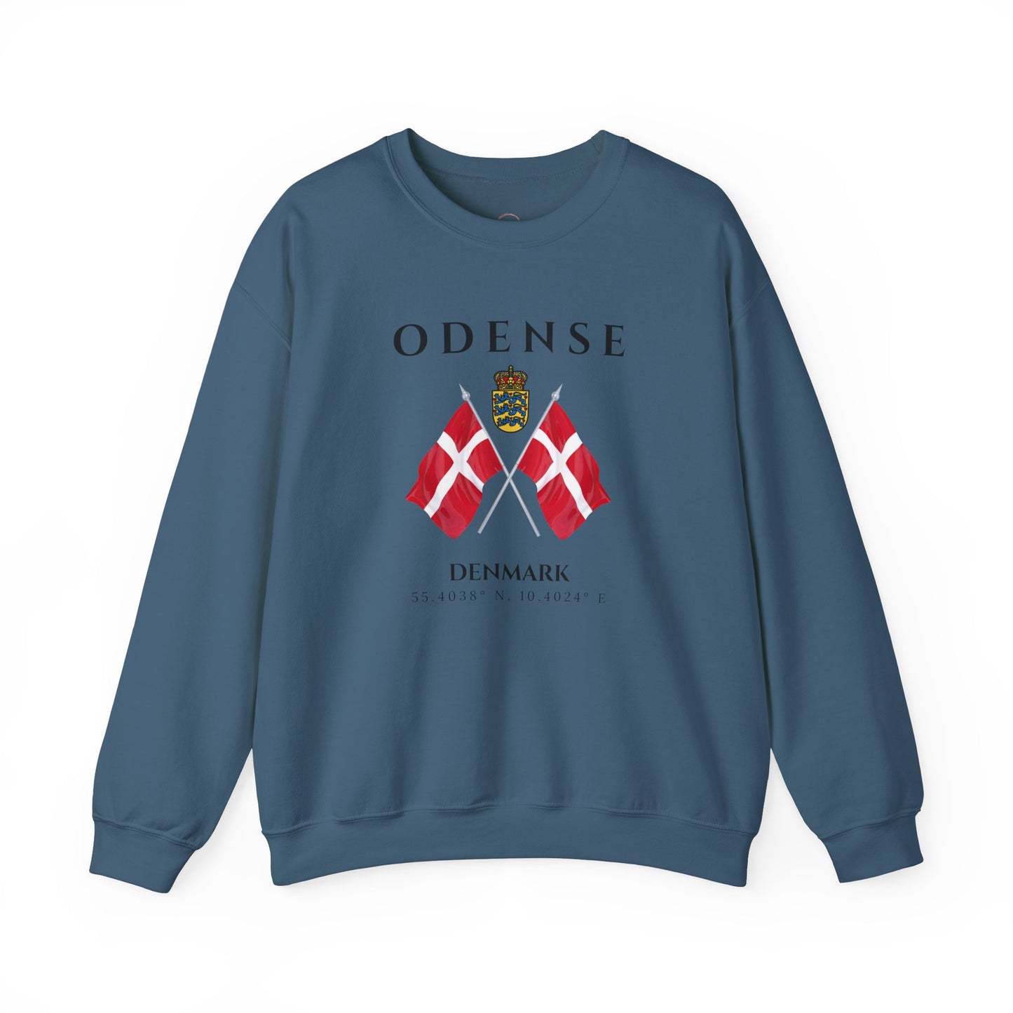 Odense Sweatshirt, Unisex Sweater, Scandinavian, Denmark, gift, Nordic Style, Odense Denmark,