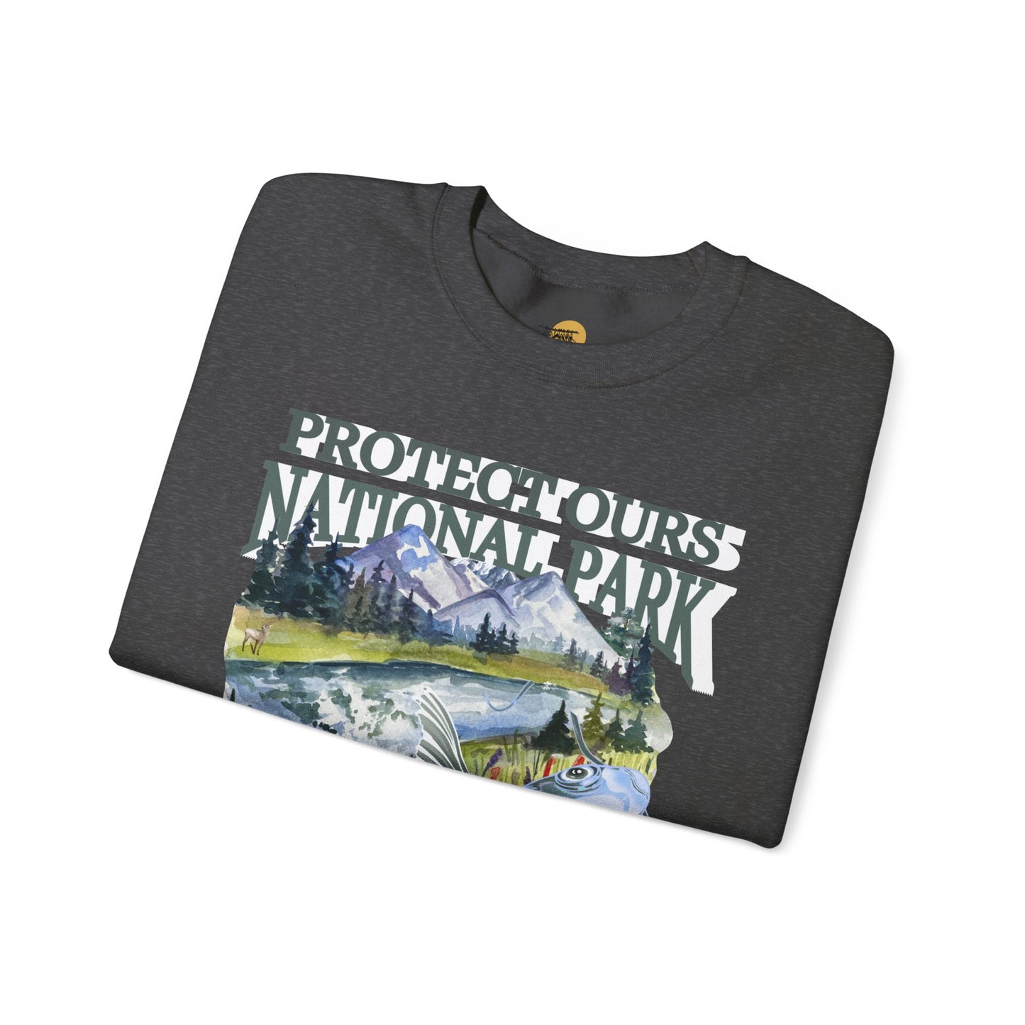 Nature Lover's Crewneck Sweatshirt - Protect Our National Park, Gift for Hikers, Eco-Friendly Apparel, Outdoor Adventure Clothing