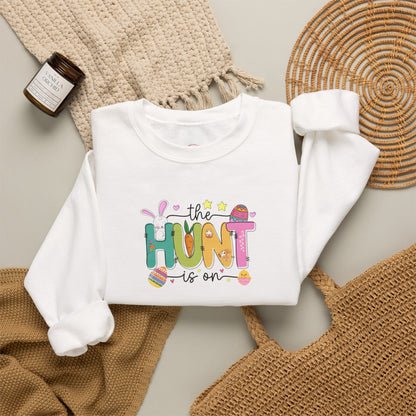 Easter 'The Hunt Is On' Crewneck Sweatshirt