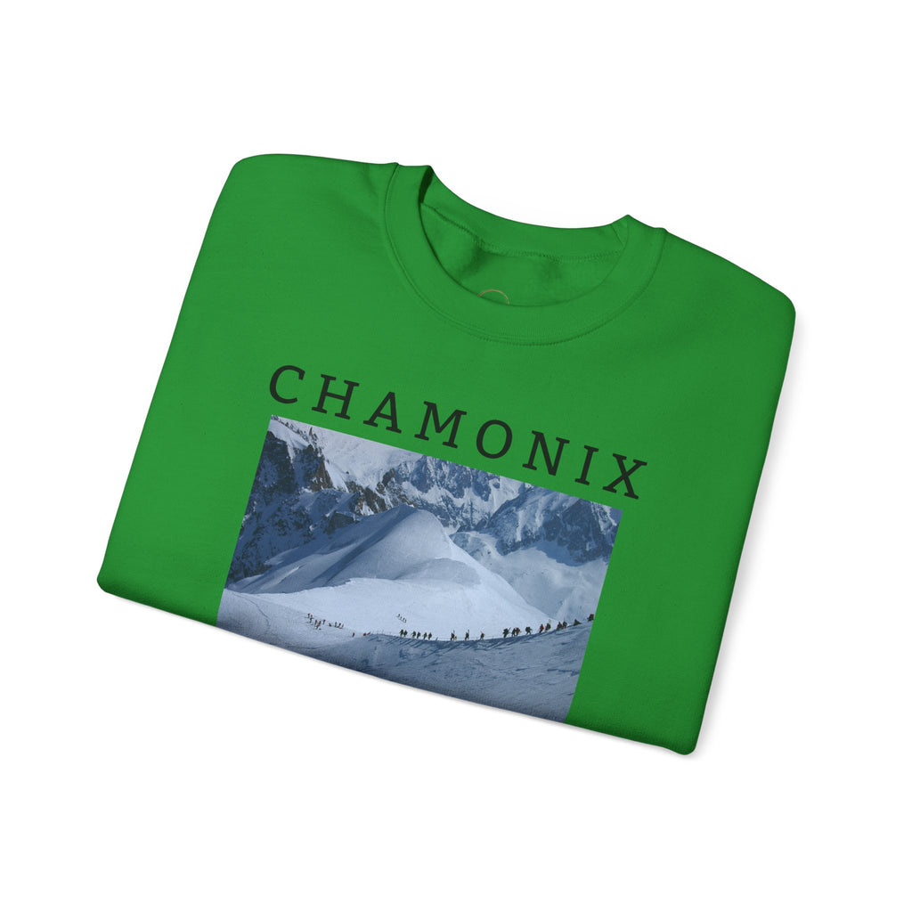 Chamonix Sweatshirt, Chamonix Sweater, Alpine Style Sweatshirt, Ski Sweatshirt Unisex