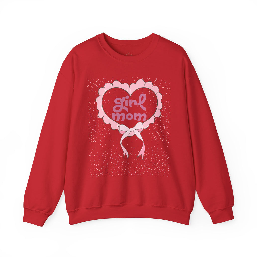 Girl Mom Sweatshirt, Motherhood Gift, Mom Life Apparel, Crewneck Jumper,