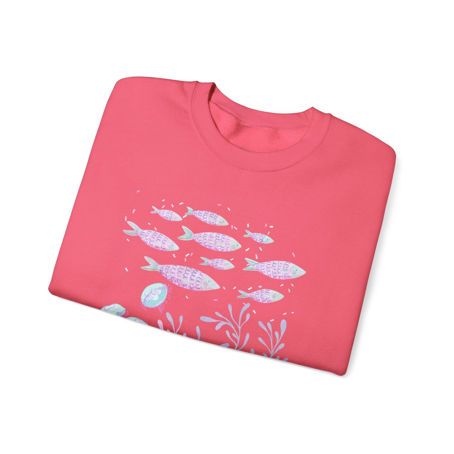 Sea Animals Vintage Unisex Crewneck Sweatshirt