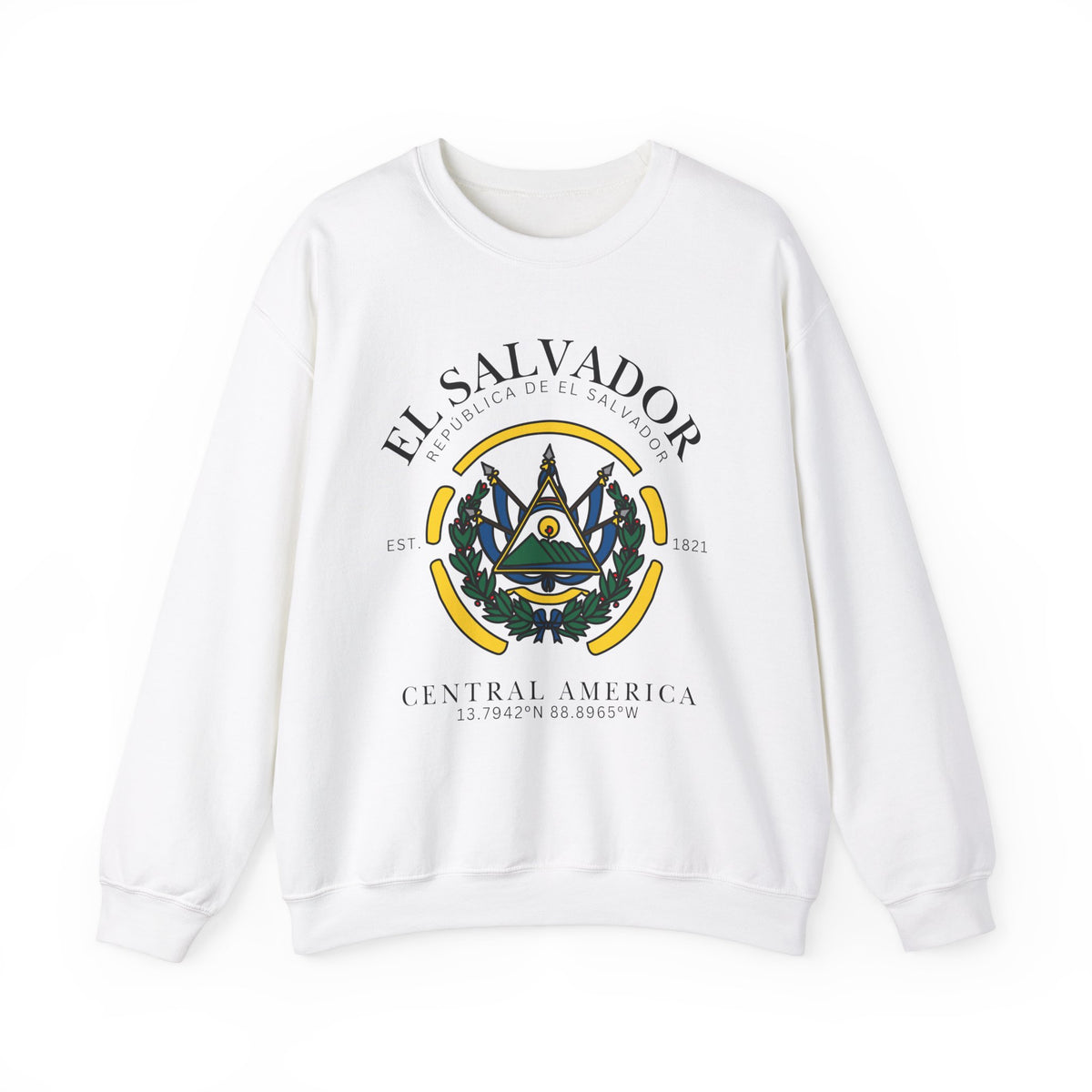 El Salvador Sweatshirt, El Salvador Flag Shirt, Central America