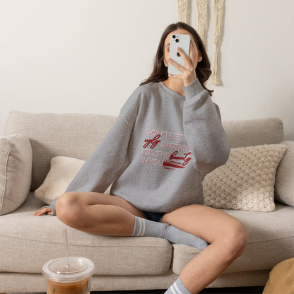 Crewneck Sweatshirt - "Don't Let the Ugly in Others Kill the Beauty in You" Inspirational Quote