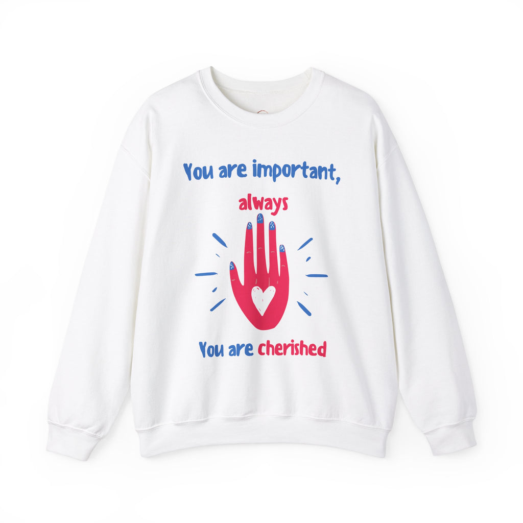 Empowering Crewneck Jumper, Inspirational Women's