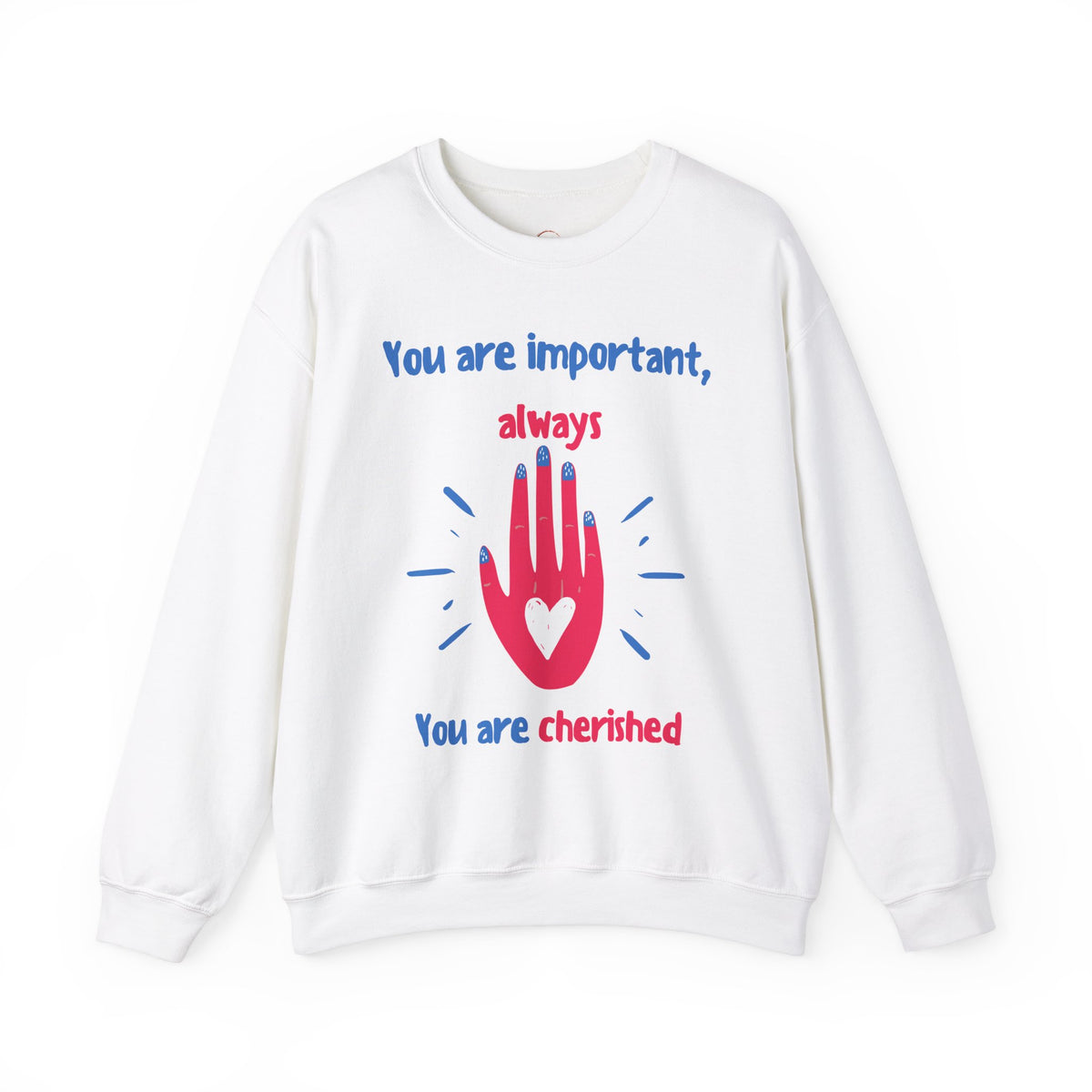 Empowering Crewneck Jumper, Inspirational Women's