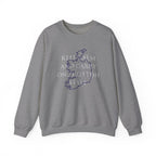 Scottish Style Unisex Sweatshirt Comfortable Outfit Keep Calm and Carry On Design - A1 Majestic