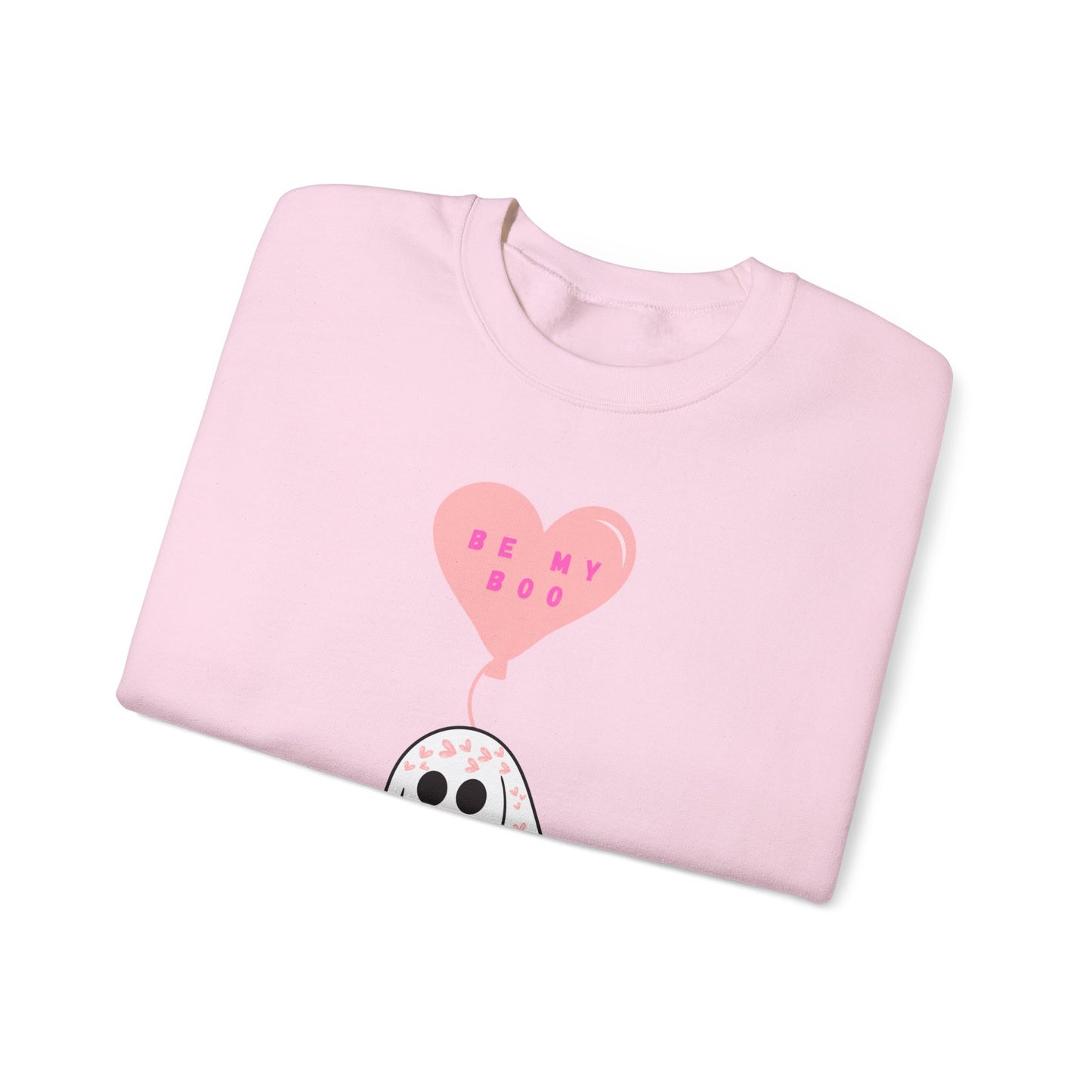 Ghost Sweater, Be My Boo Unisex Crewneck Sweatshirt for Valentines Day