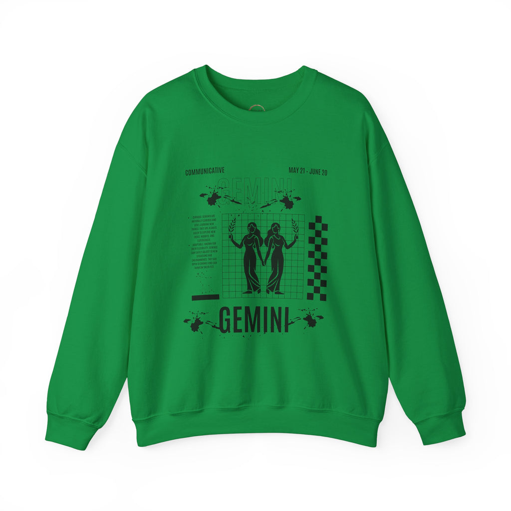 Gemini Zodiac Unisex Sweatshirt, Astrology Crewneck Jumper, Horoscope Pullover