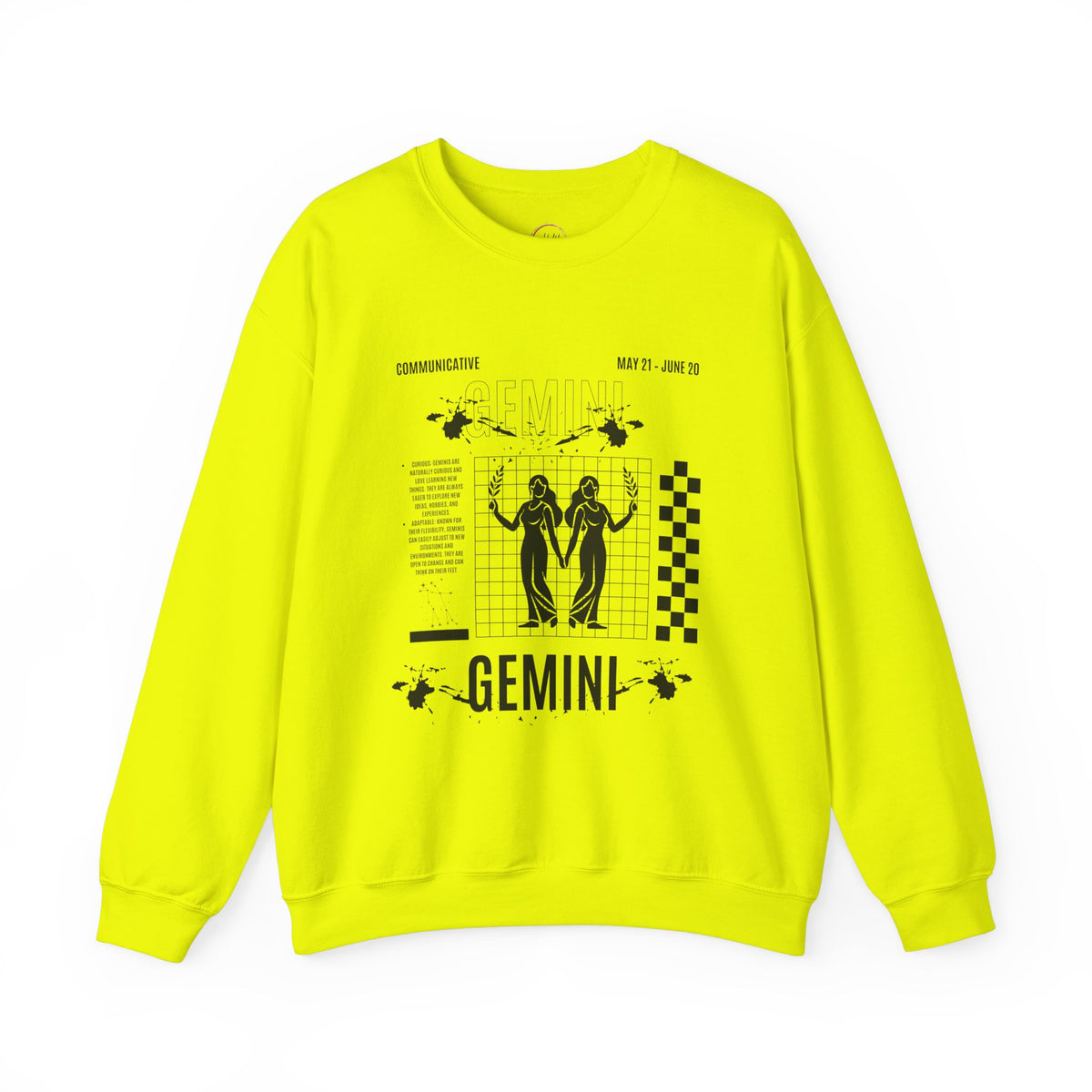Gemini Zodiac Unisex Sweatshirt, Astrology Crewneck Jumper, Horoscope Pullover
