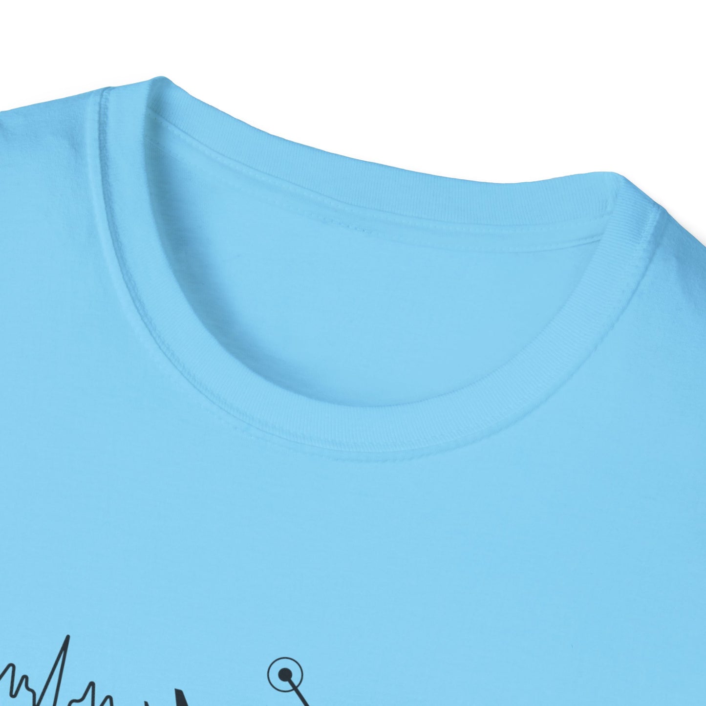 Heartbeats & Healing Unisex T-Shirt, Medical Nurse Doctor Gift