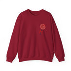 Valentine's Day Sweet Candy Sweatshirt, Pink Red Cute Unisex Crewneck Jumper,