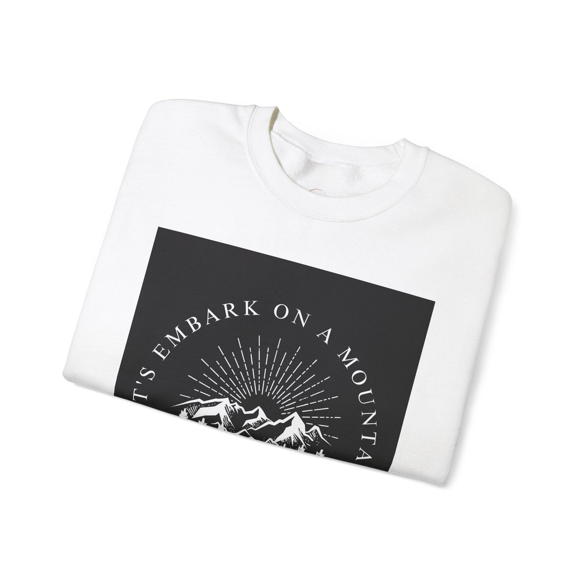 Mountain Adventure Crewneck Sweatshirt - Hiking Apparel, Outdoor Adventure