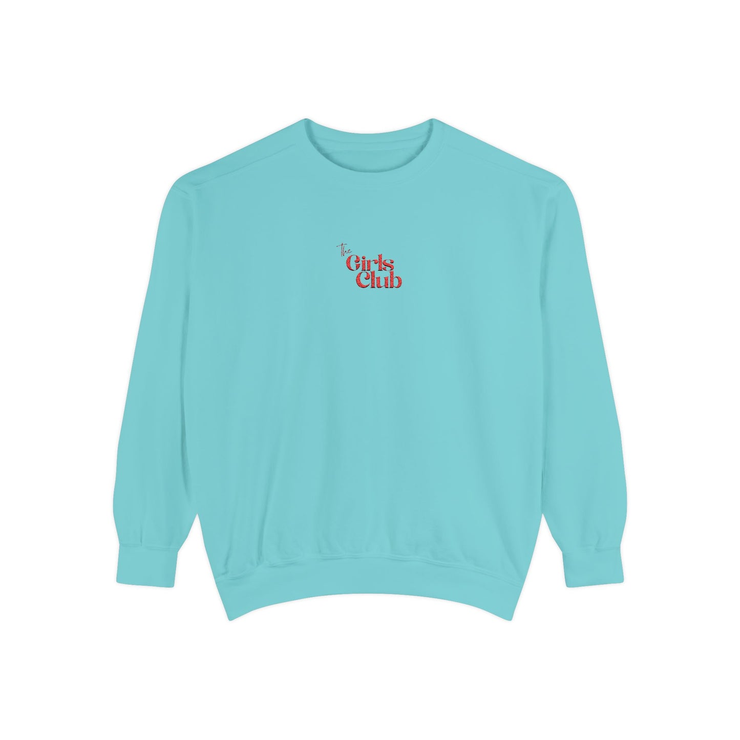 Embroidered Cozy Girls Club Sweatshirt