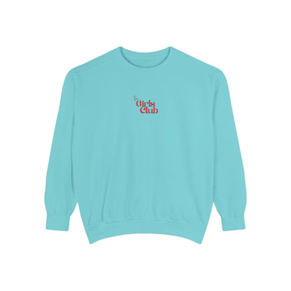 Embroidered Cozy Girls Club Sweatshirt