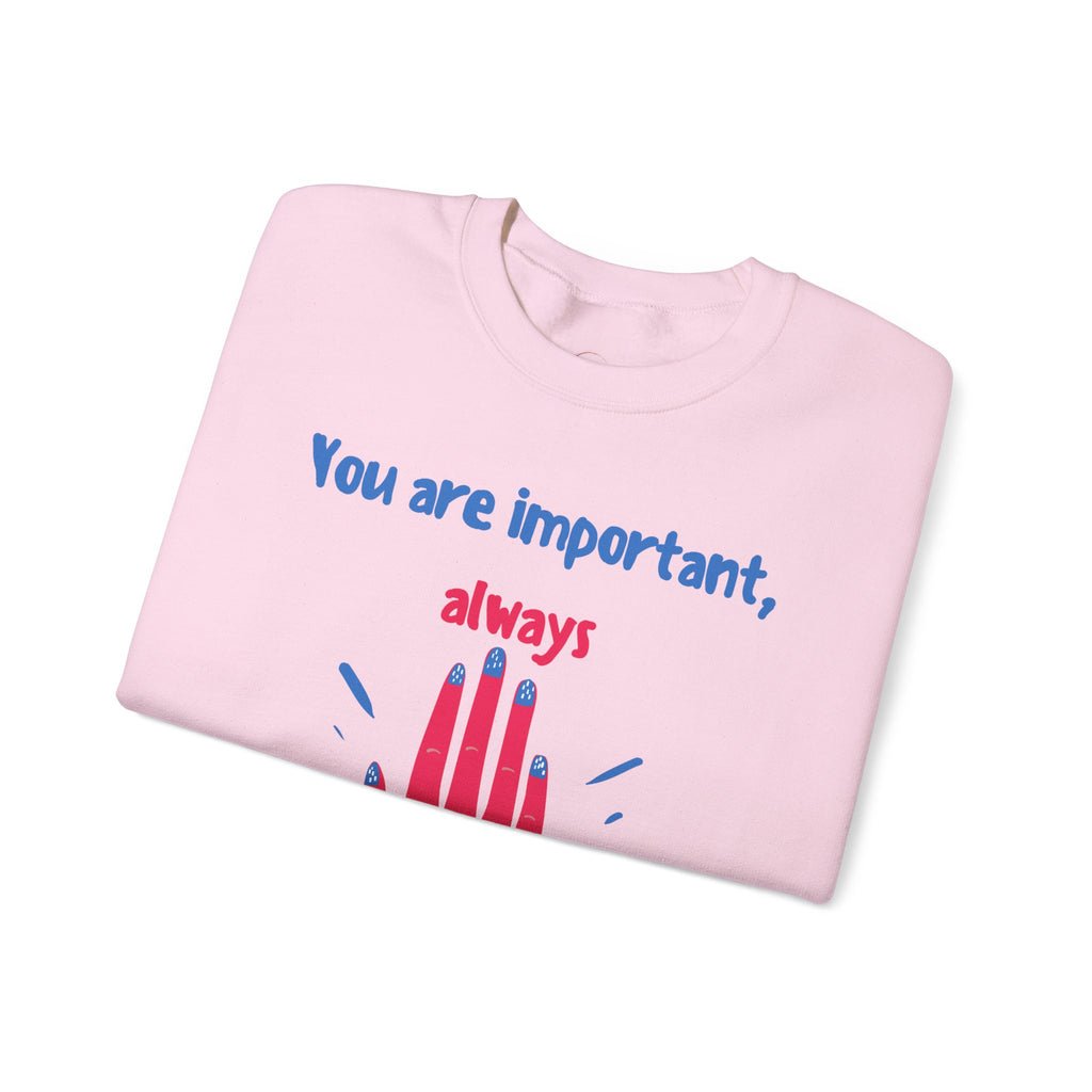 Empowering Crewneck Jumper, Inspirational Women's