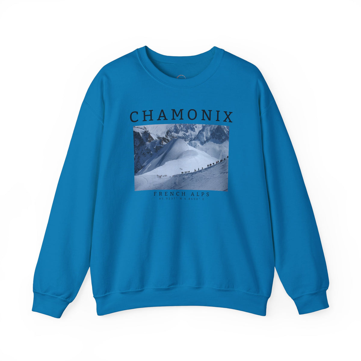 Chamonix Sweatshirt, Chamonix Sweater, Alpine Style Sweatshirt, Ski Sweatshirt Unisex