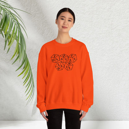 The hustle is real Crewneck Sweatshirt