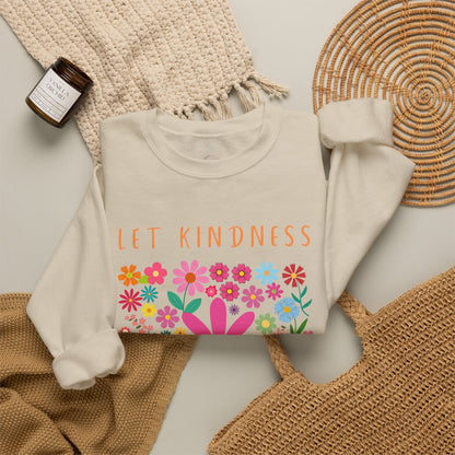 Let Kindness Bloom Crewneck Sweatshirt