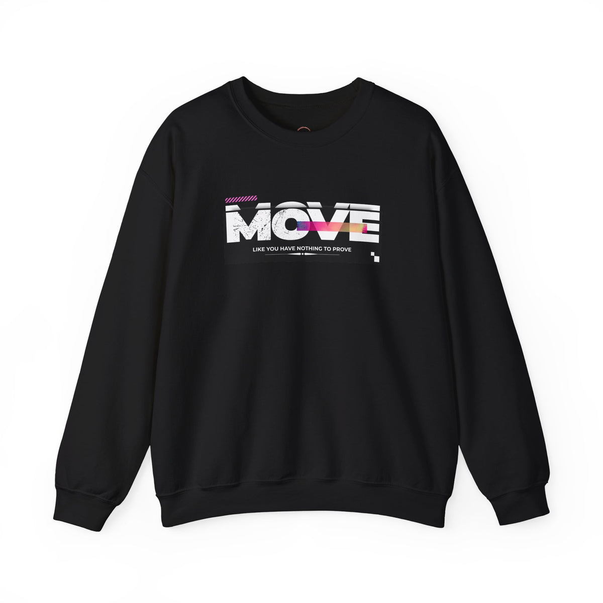Move Retro Glitch Crewneck Sweatshirt