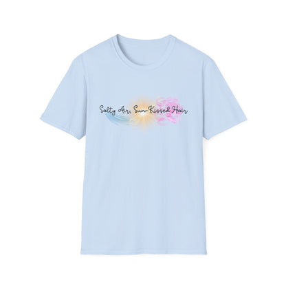 Beach Vibes T-Shirt - Salty Air, Sun Kissed Hair Tee - Summer Outfit - Gift for Ocean Lovers