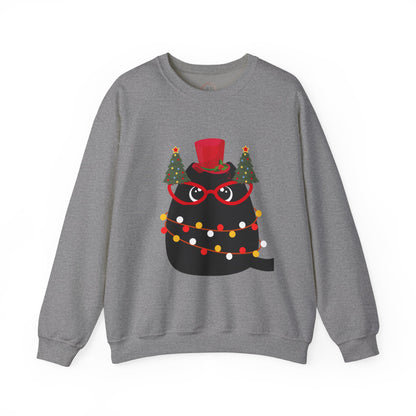 Christmas Cat Crewneck Sweatshirt