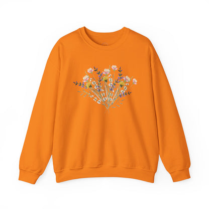 Wild Flowers Unisex Crewneck Sweatshirt