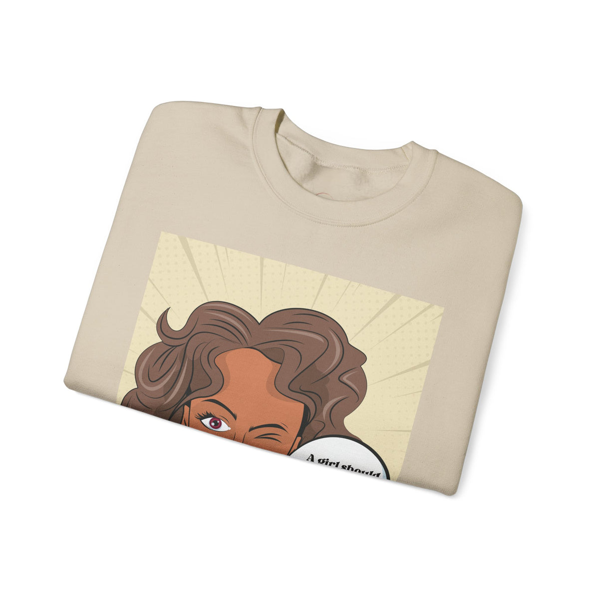 Girl Power Unisex Sweatshirt, Empowering Crewneck Jumper, Inspirational Women's