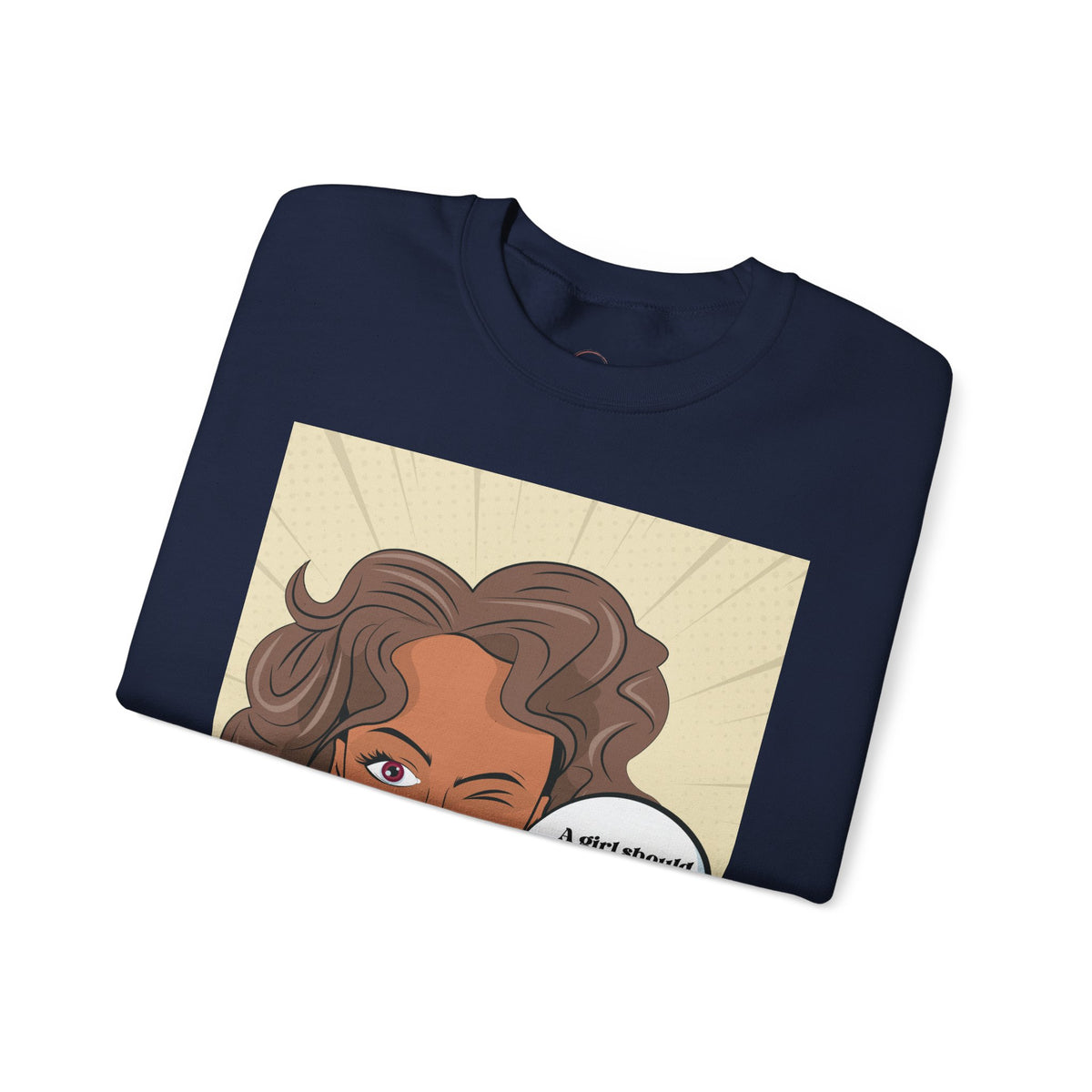 Girl Power Unisex Sweatshirt, Empowering Crewneck Jumper, Inspirational Women's