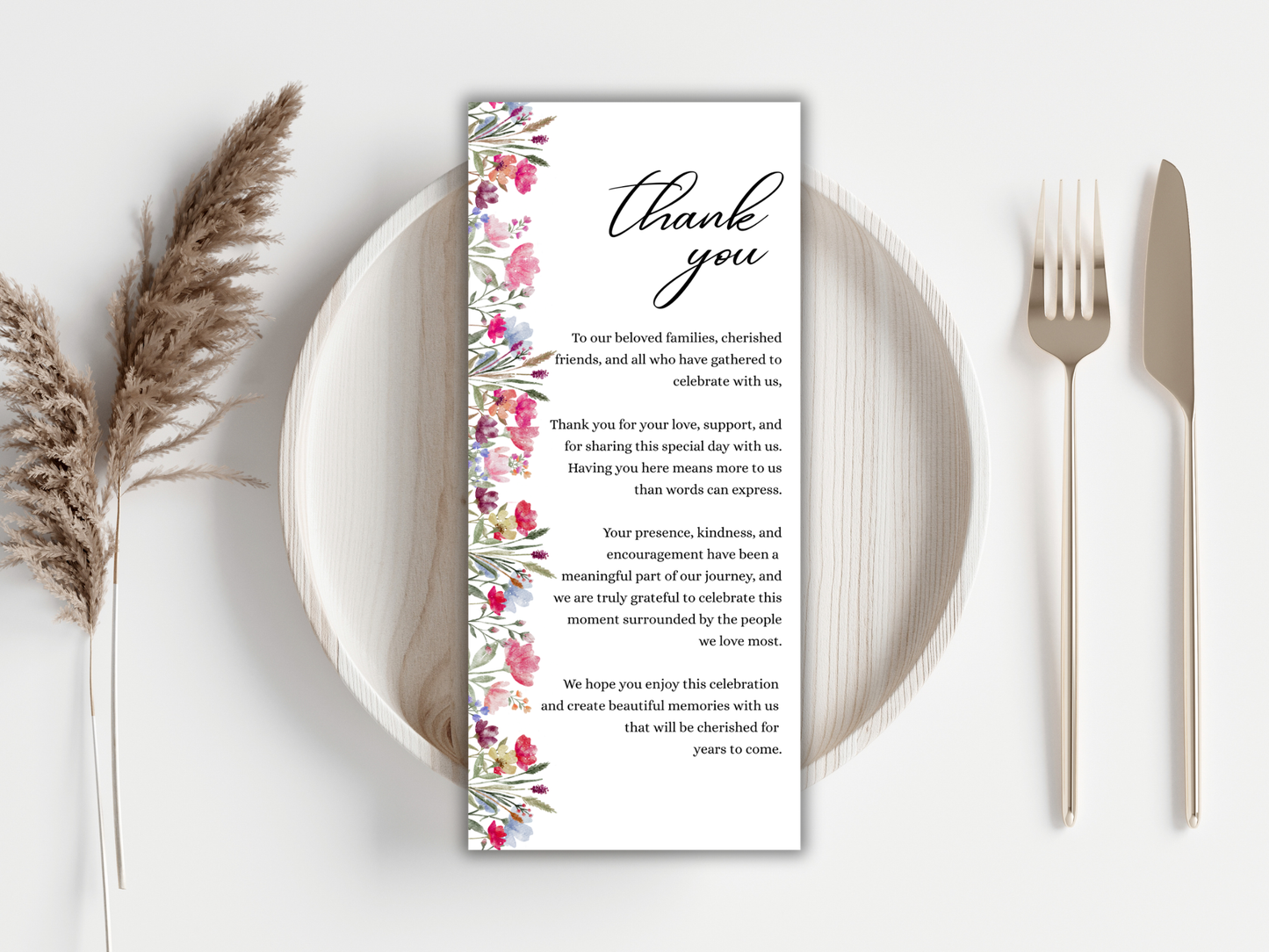 Botanical Wedding Invitation Suite, (Digital Download) MTC377