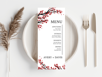 Wedding Invitation Bundle, RSVP, Thank You Card, Table Card, Menu Card, Reception Card, Details Card. Wedding Bottle Label. WI278