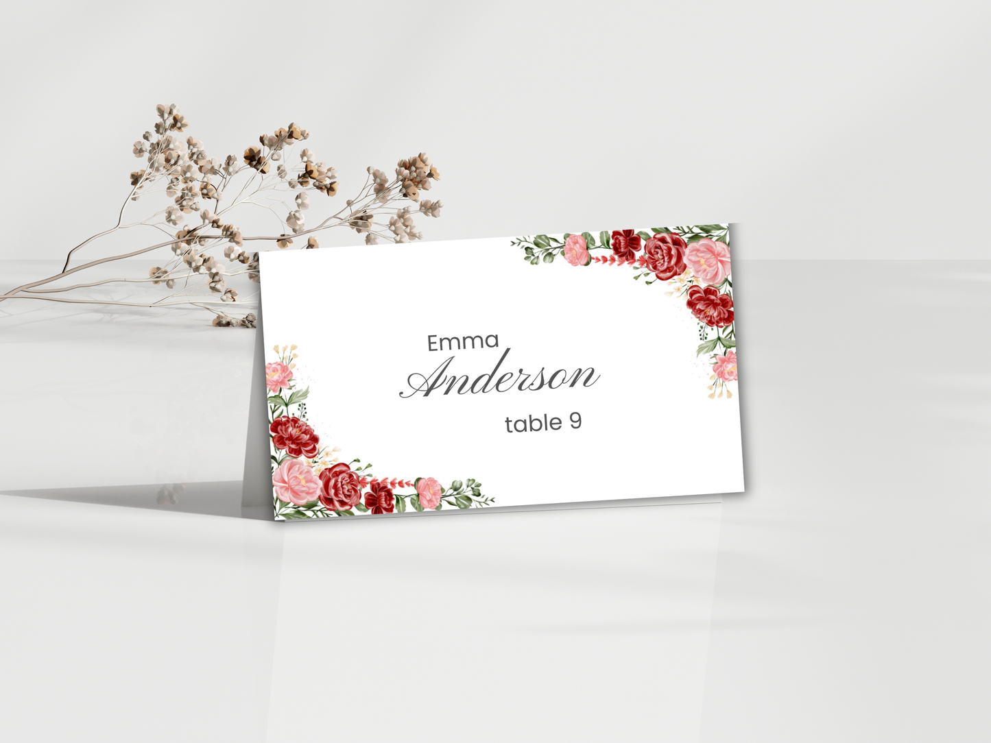 Wedding Invitation Bundle, RSVP, Thank You Card, Table Card, Menu Card, Reception Card, Details Card. WI232