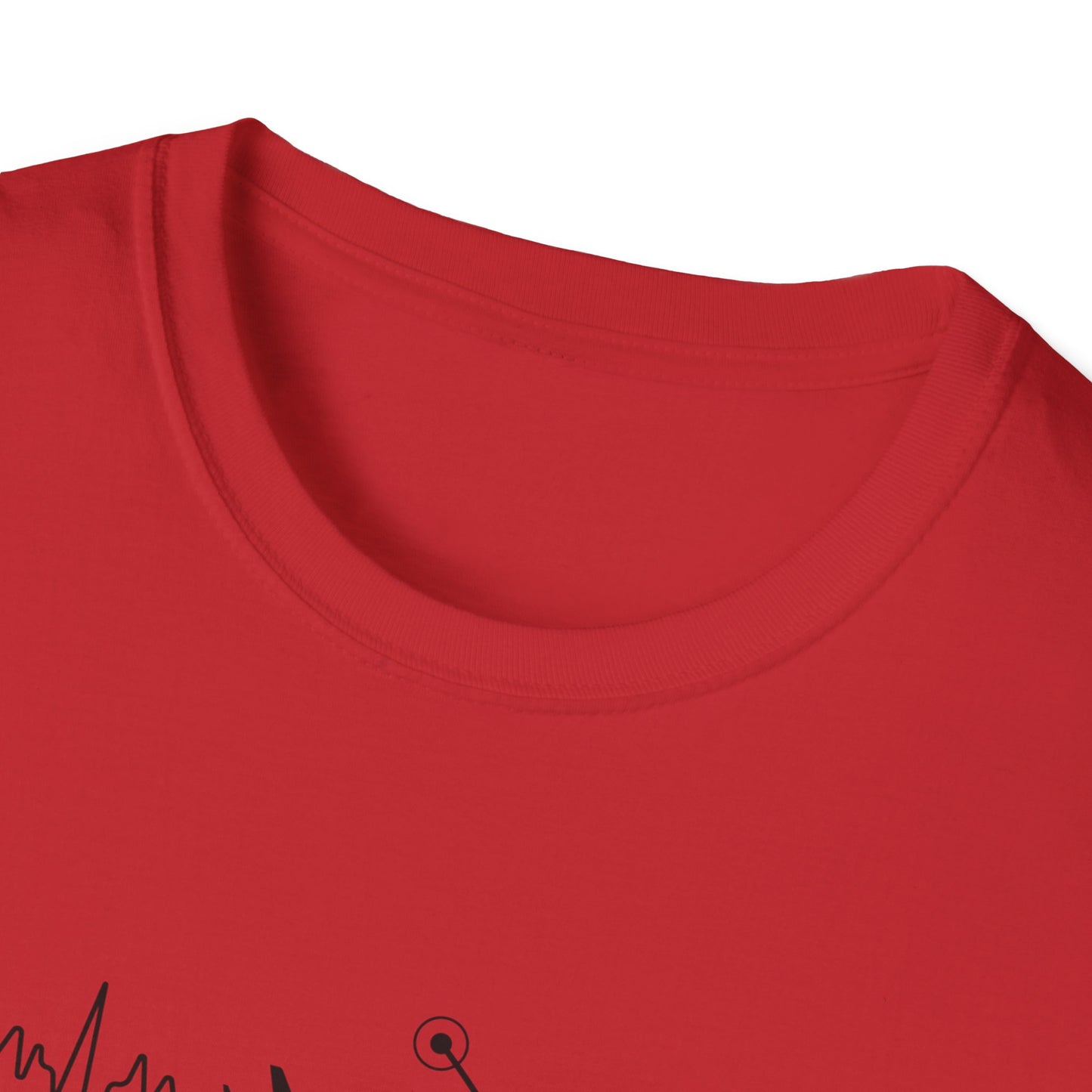 Heartbeats & Healing Unisex T-Shirt, Medical Nurse Doctor Gift
