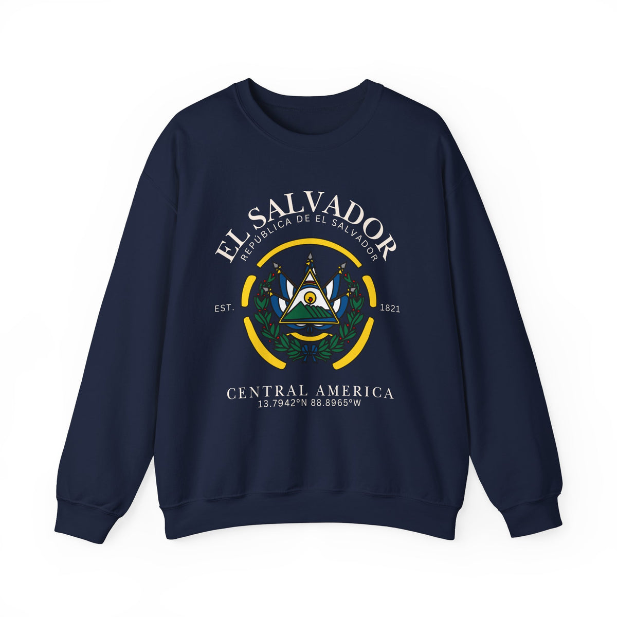 El Salvador Sweatshirt, El Salvador Flag Shirt, Central America,