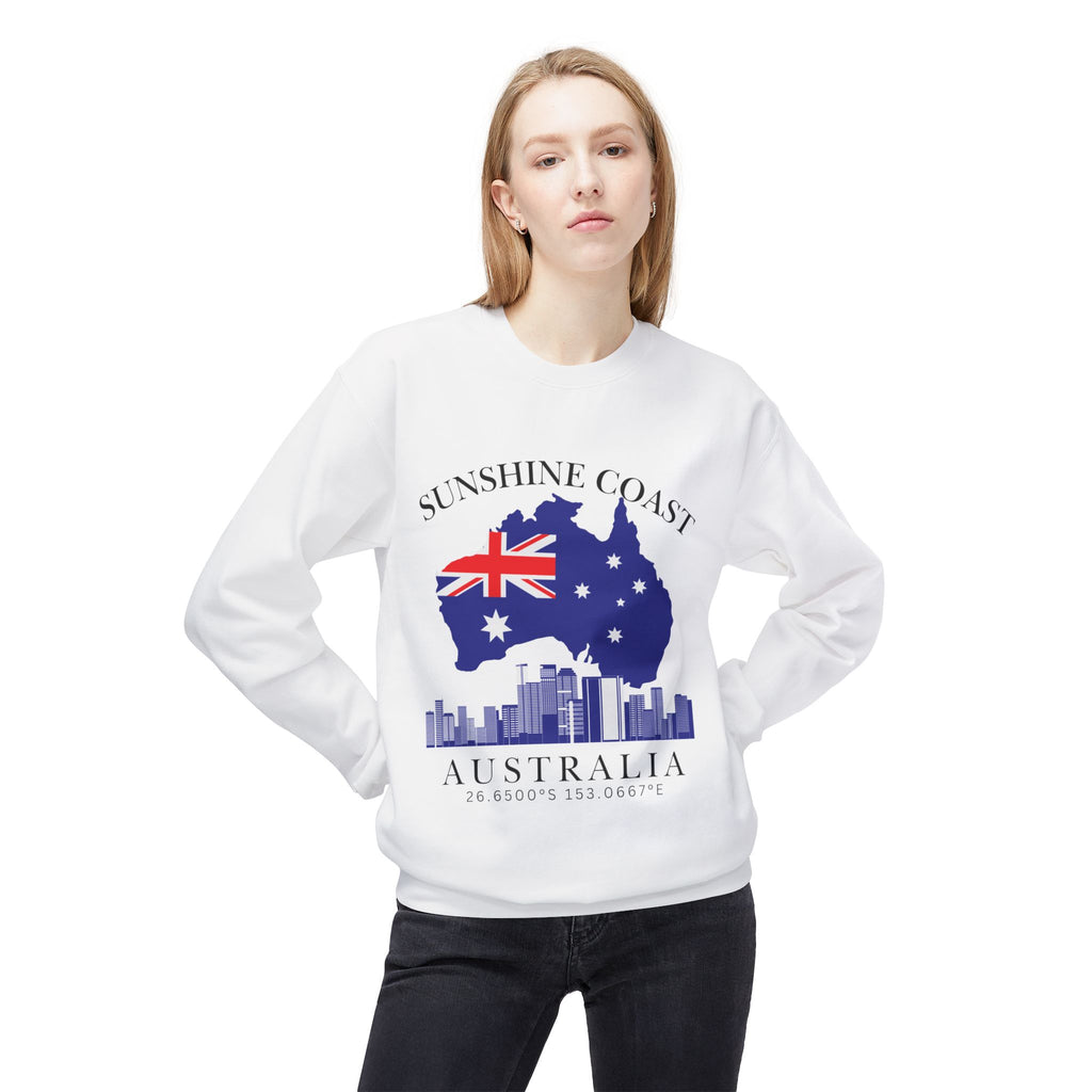 Australia Unisex Midweight Softstyle Fleece Crewneck Sweatshirt
