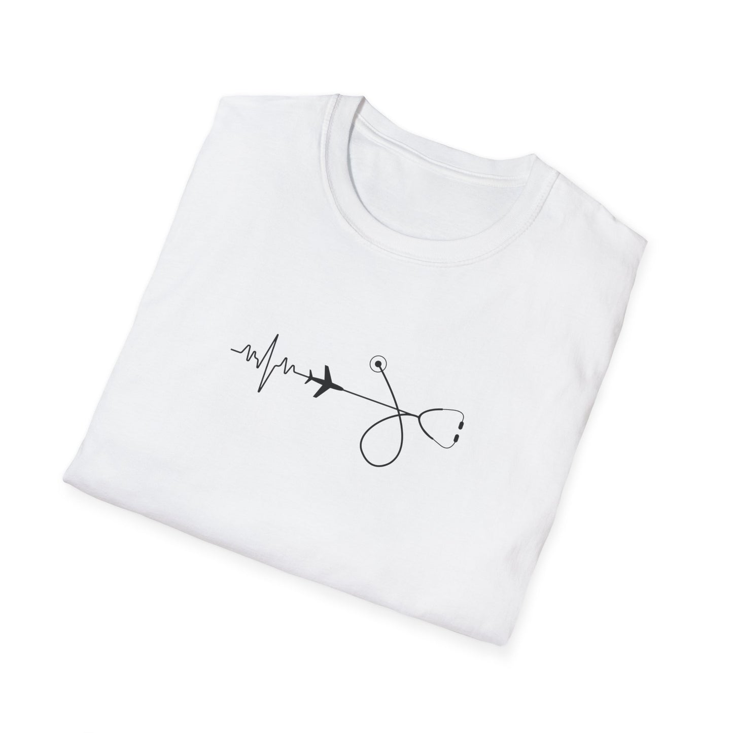 Heartbeats & Healing Unisex T-Shirt, Medical Nurse Doctor Gift
