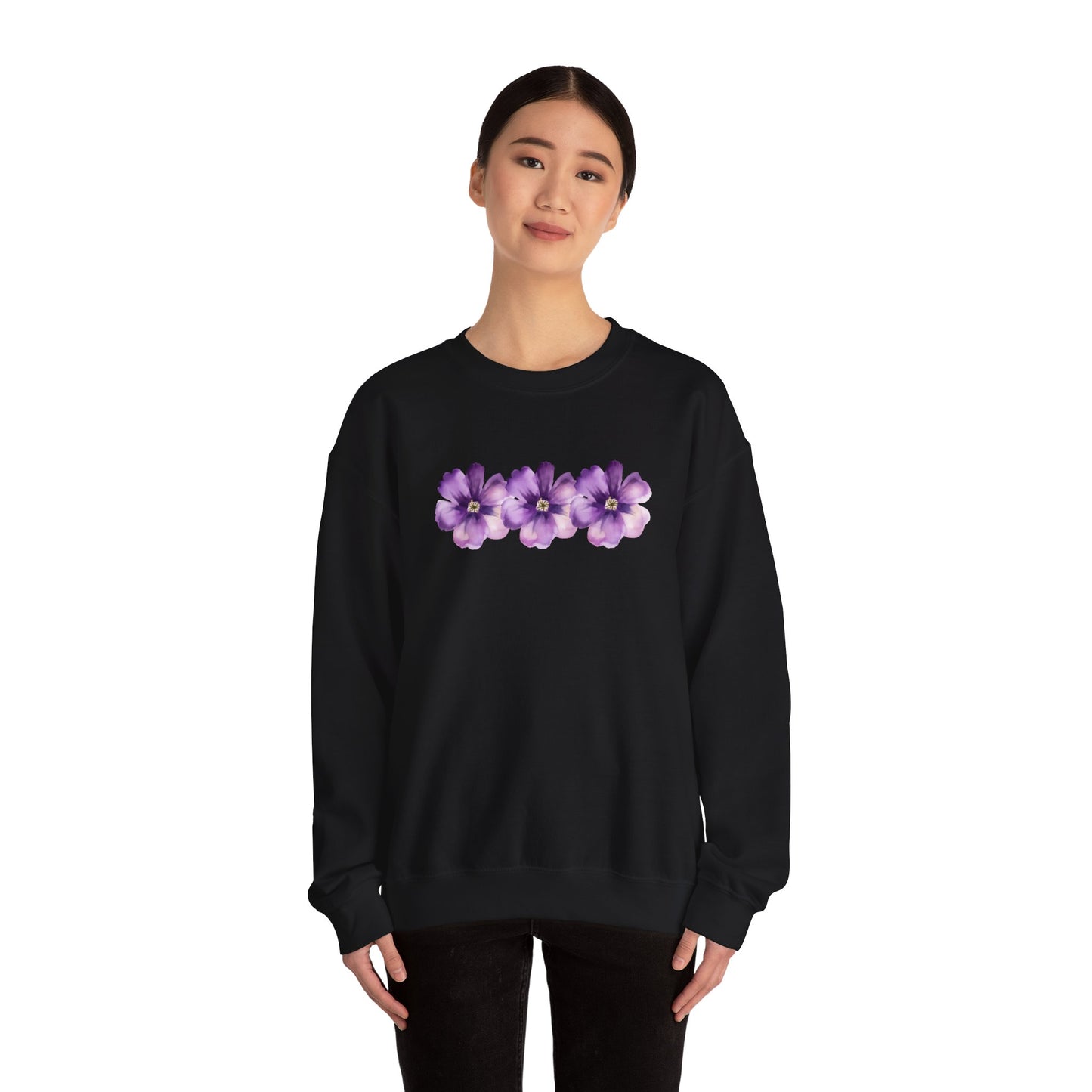 Floral Crewneck Sweatshirt